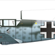 Un Messerschmitt Bf 109E. Ilustración: Wikimedia Commons